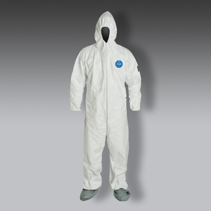 chalecos para la seguridad industrial dupont tyvek 400 overol con cierre frontal modelo ty122s marca tyvek