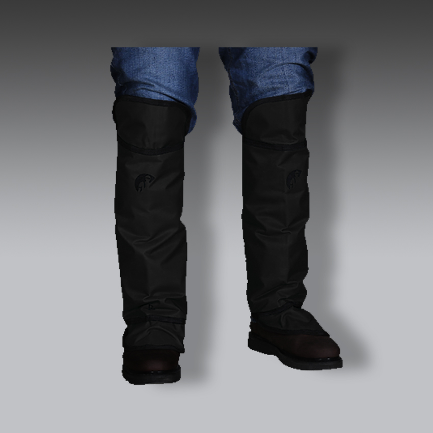 chalecos para la seguridad industrial polaina viborera negro modelo viborera