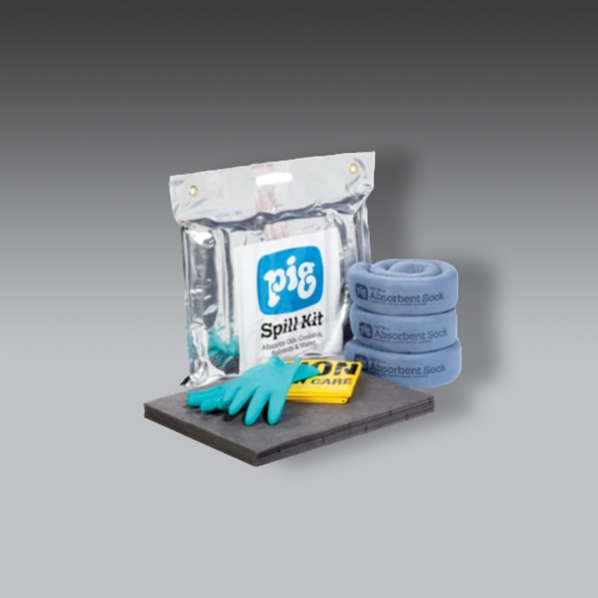 trajes para la seguridad industrial paquete de antiderrames pig modelo kit261 marca pig
