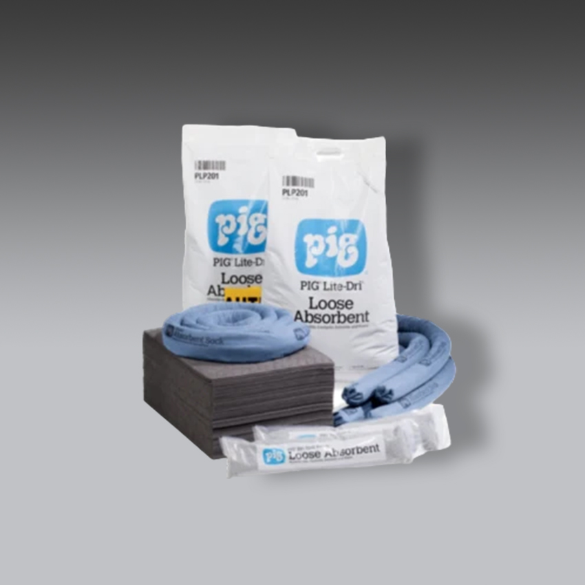 trajes para la seguridad industrial repuesto del kit antiderrames pig en contenedor portatil grande modelo rfl259 marca pig