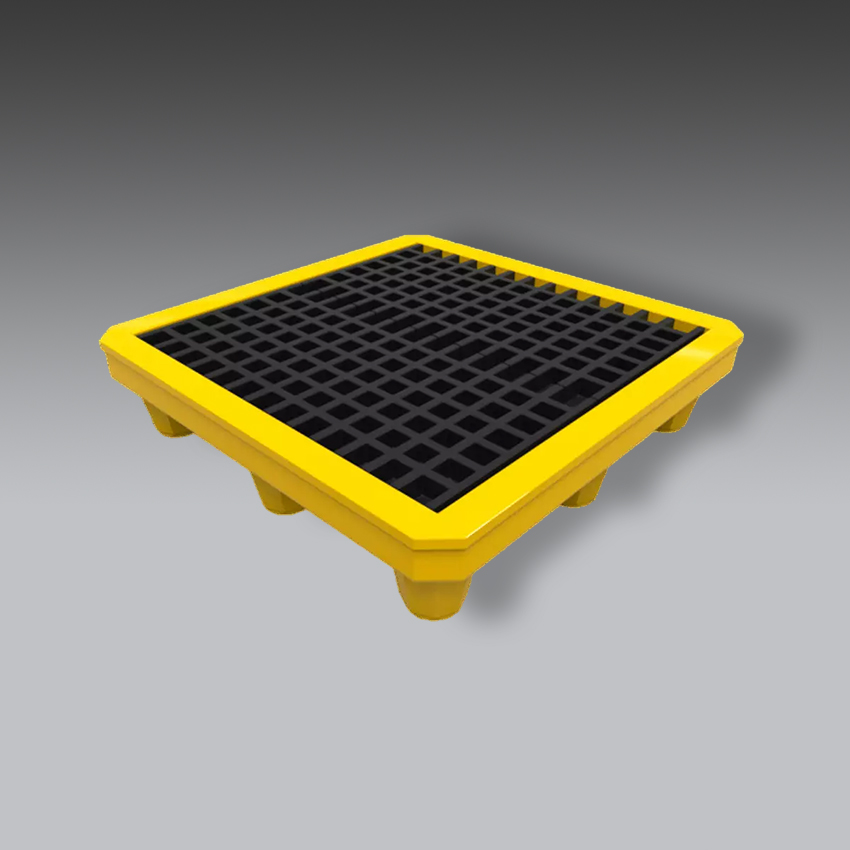 trajes para la seguridad industrial tarima antiderrame 4 tambos modelo tar4 200 marca a1 contenedores