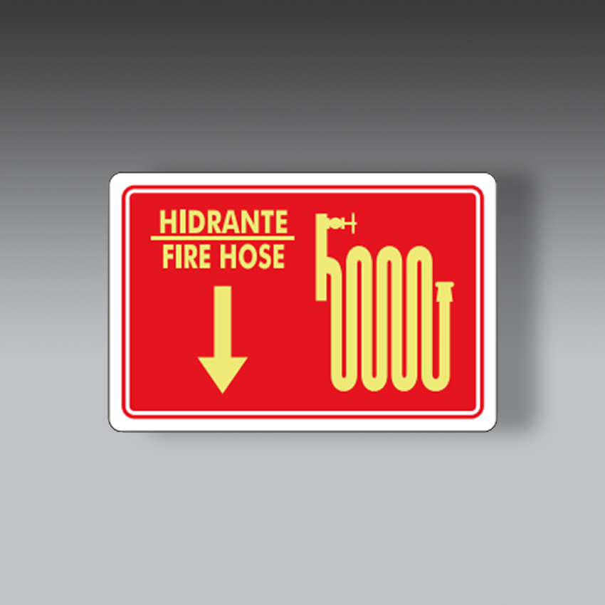 letreros para la seguridad industrial hidrante fire hose modelo modelo 19 marca extinpar
