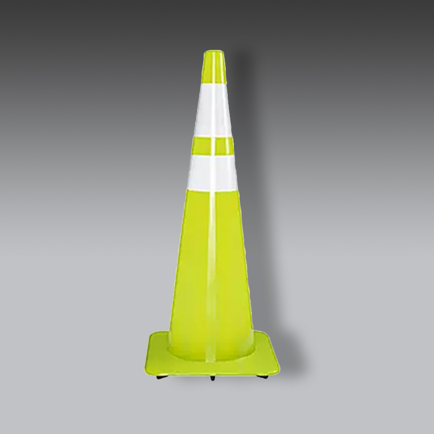 senalamientos viales para la seguridad industrial cono reflejante para trafico   36 pulgadas modelo s 147102 marca uline